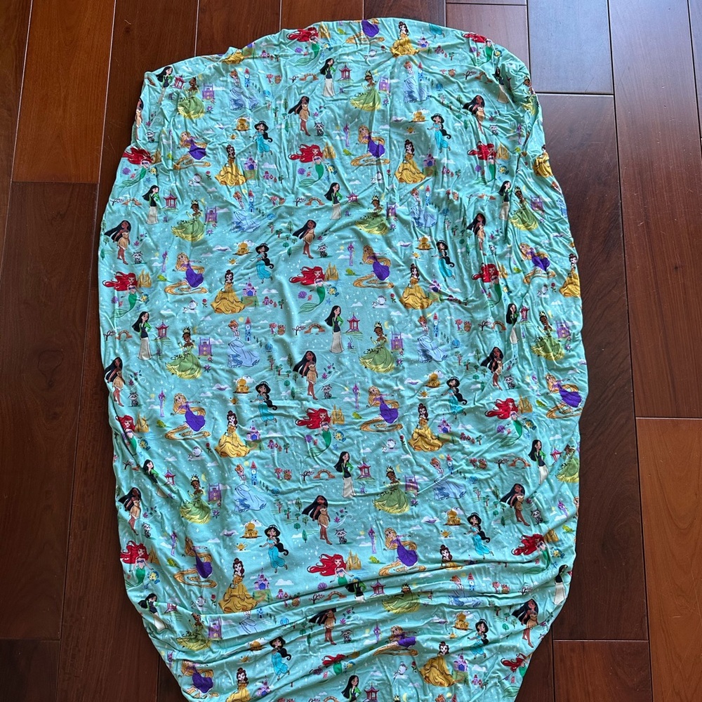 Little Sleepies. Disney Princesses Crib Sheet